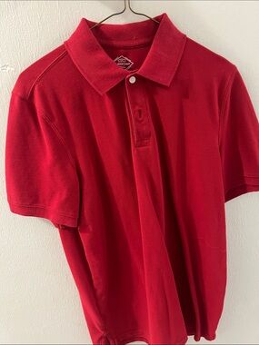 St. John's Bay Red Short-Sleeve Polo Shirt